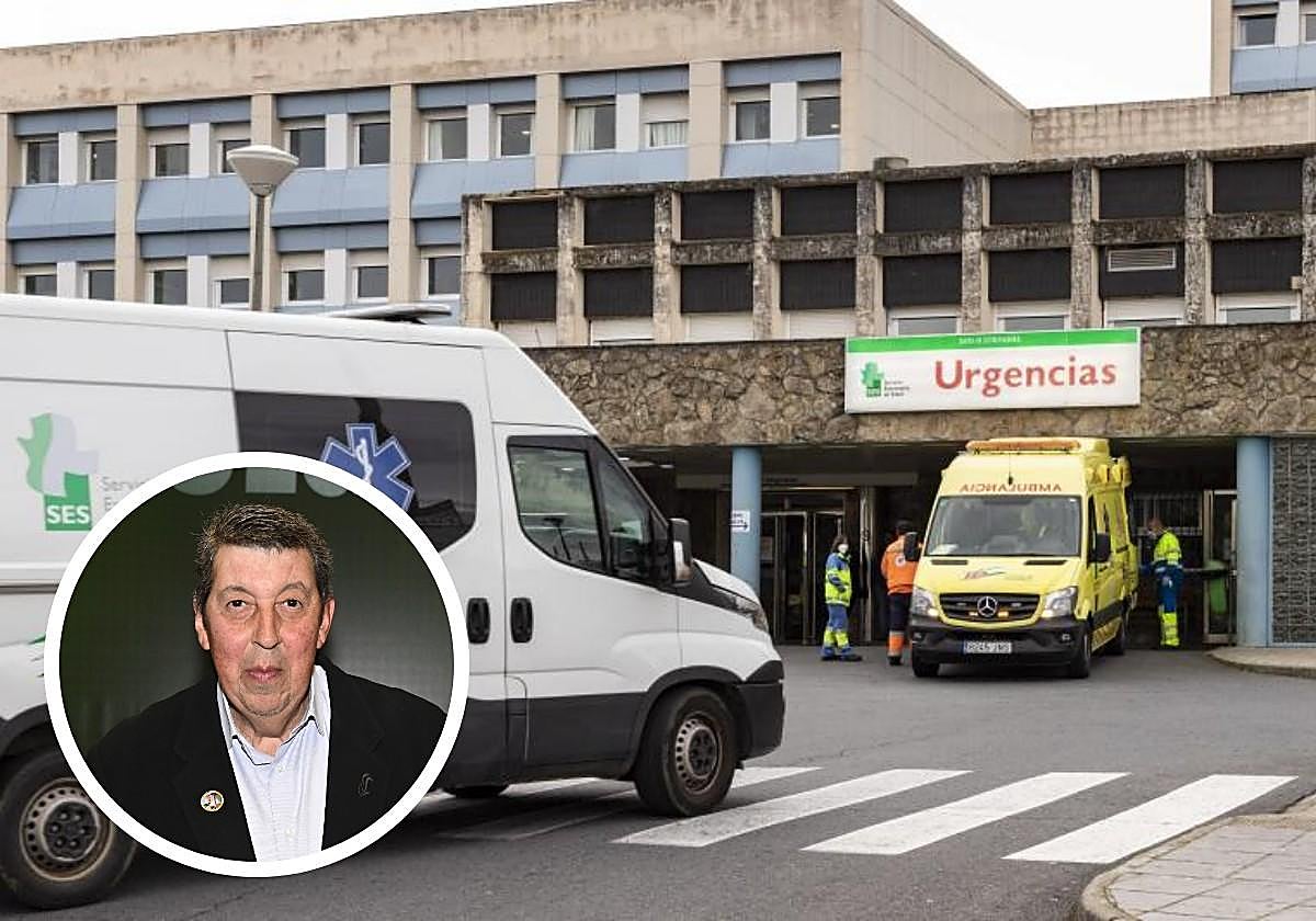 Acceso a Urgencias del hospital Virgen del Puerto de Plasencia.