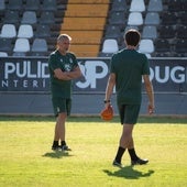Juan Marrero durante un entrenamiento de pretemporada.
