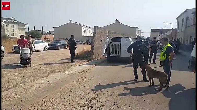 La Guardia Civil desarrolla una operación contra la droga en Las Moreras