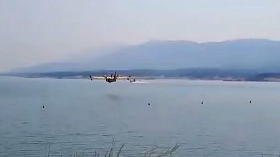 Restricciones en el embalse de Gabriel y Galán por las labores de extinción del incendio de Jarilla