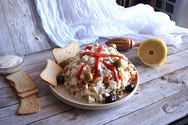 Ensaladilla rusa con coliflor