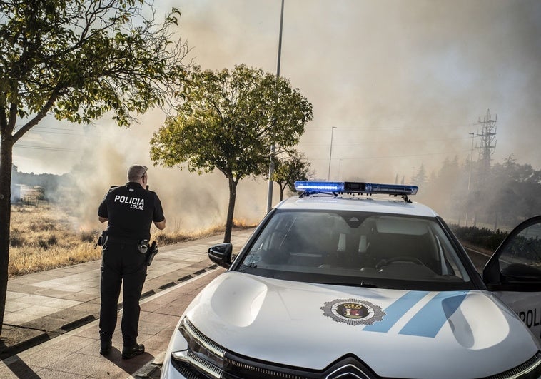 Entra en prisión el detenido por el incendio del lunes en Badajoz