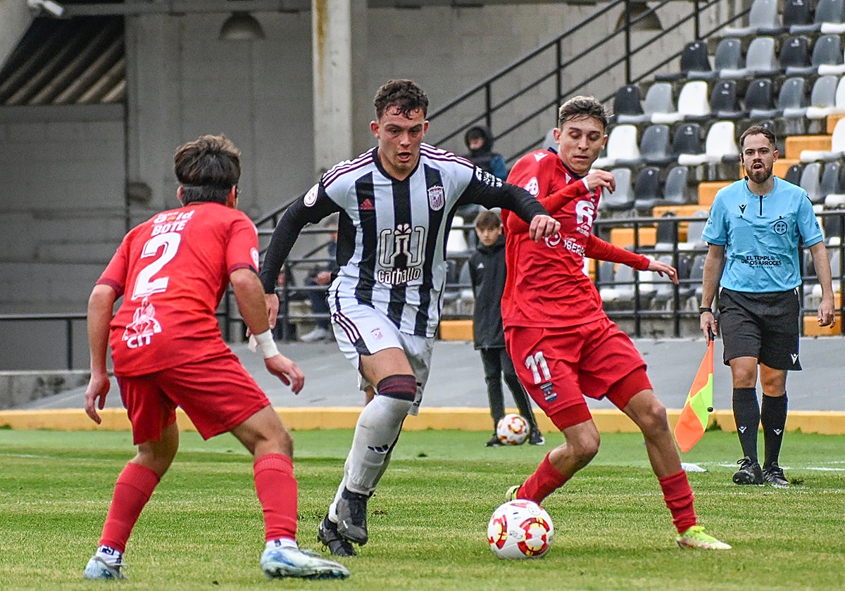 Dani Cordero durante un partido.