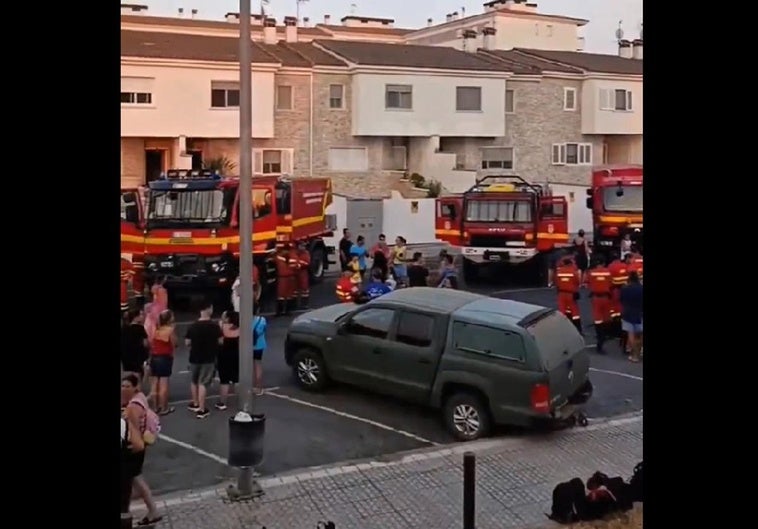 Así han despedido en Plasencia a los efectivos de la UME tras su intervención en el incendio de Jarilla