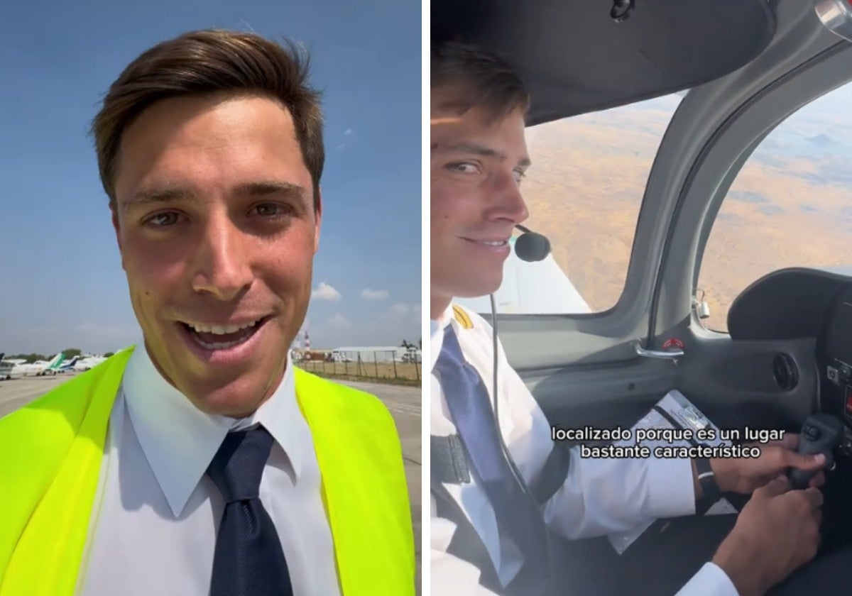 Piloto en sus redes sociales descubriendo el Cerro Masatrigo