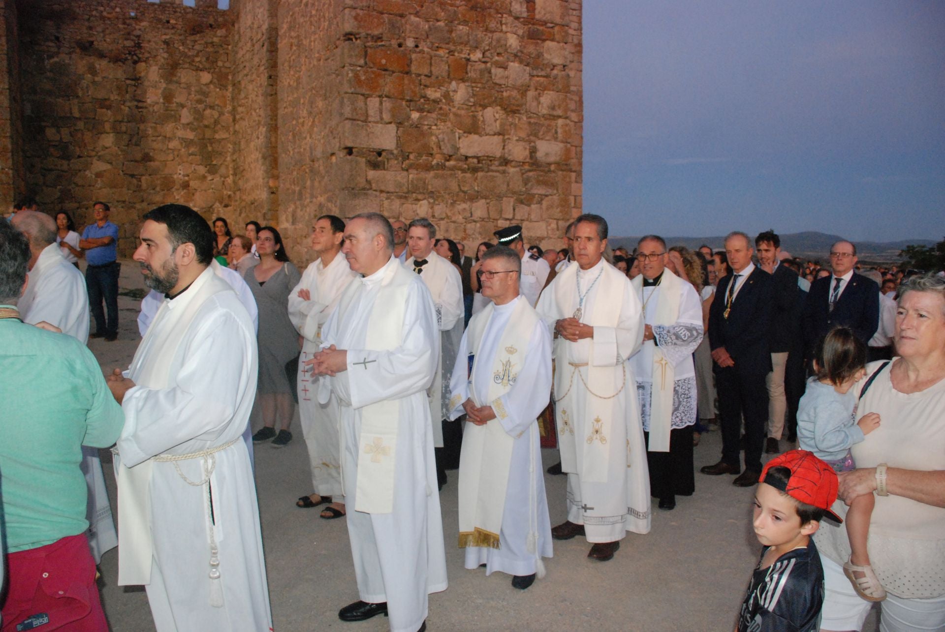 La bajada de la Patrona a la iglesia de San Martín en imágenes