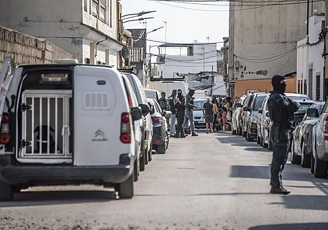Así fue el despliegue el pasado 21 de agosto en Las Moreras.