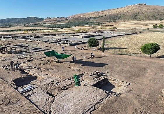 Excavaciones este verano en el yacimiento romano de Casas de Reina.