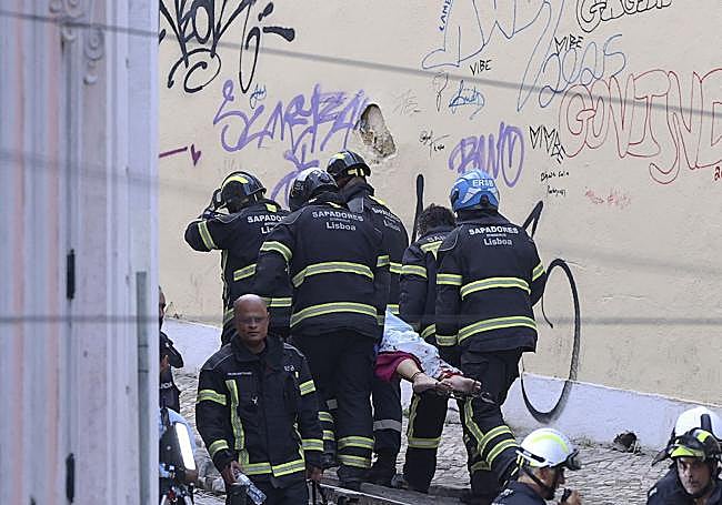 Momentos posteriores al siniestro, en imágenes.