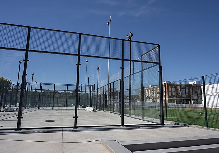 Pistas de pádel en Los Maristas.