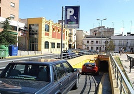 El parking de San Atón, uno de los que reducirá sus tarifas.