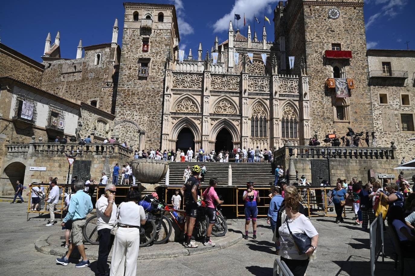 Guadalupe se vuelve a llenar estos días de peregrinos.