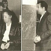 La entrada al juicio de los procesados.