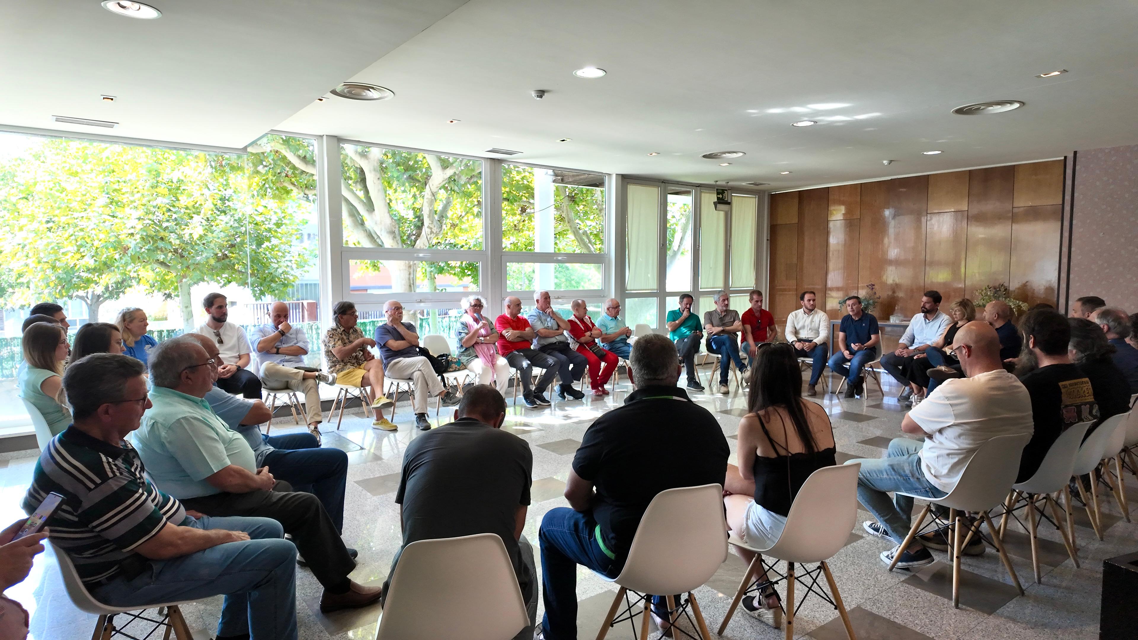 Visita de Miguel Ángel Gallardo a las zonas afectadas por los incendios de este verano.
