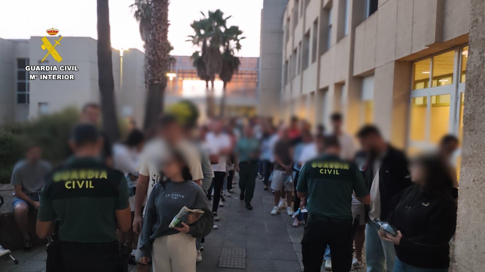 Primera fase de acceso a la escala de cabos y guardias de la Guardia Civil en la sede de Cáceres