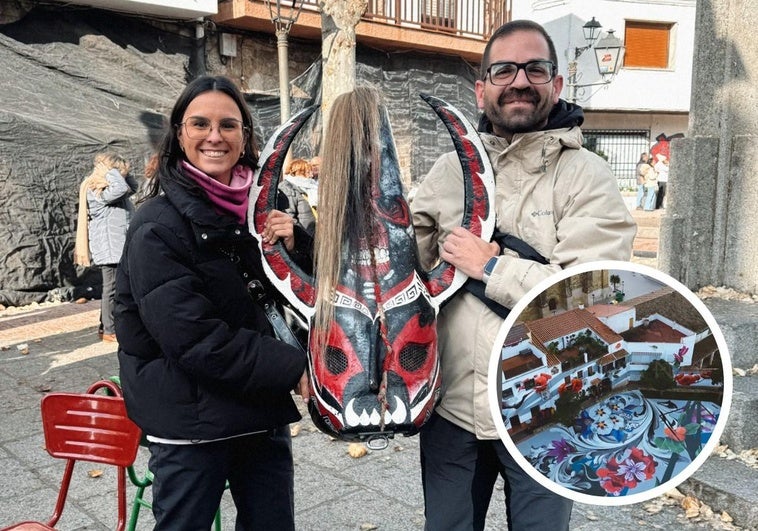 Vivir dentro de una obra de arte: este singular pueblo de Cáceres cambió la vida de dos extremeños