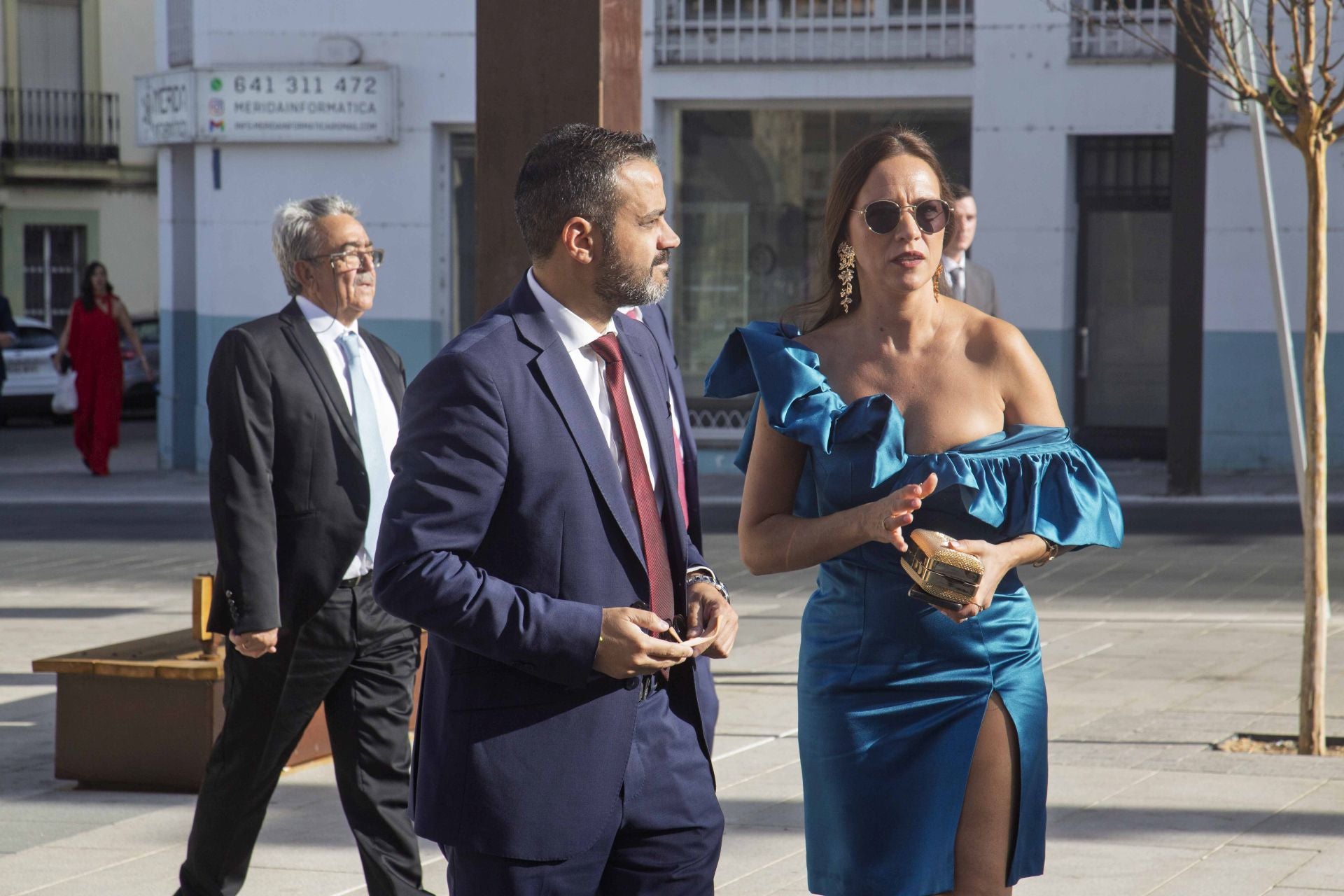 El alcalde de Olivenza, Manuel José González Andrade. 