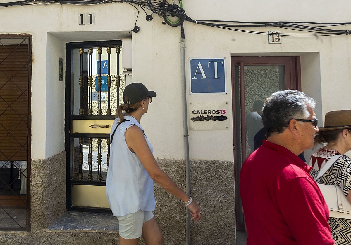 Apartamento turístico en la calle Caleros de Cáceres.