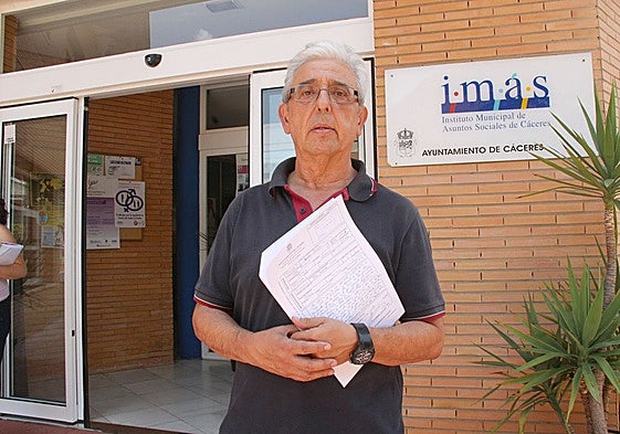 Juan Baz encabezó un movimiento en contra de las subidas de las tasas municipales de ayuda a domicilio.