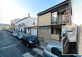 Lugar de las escaleras de Eulogio González donde se produjo el incendio.