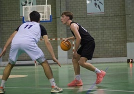 Partido entre el Bosco y el CBA de la segunda jornada de la Copa de Extremadura.