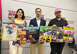 Responsables institucionales y organizativos, en la presentación del evento.