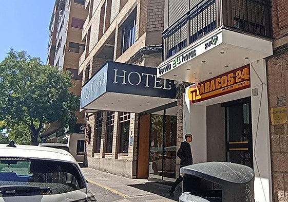 Hotel Alcántara, en la avenida Virgen de Guadalupe.