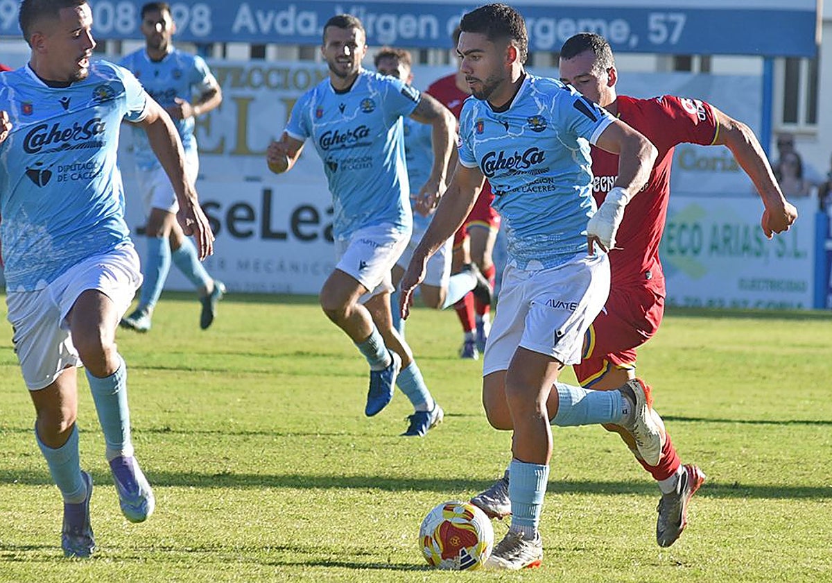 Jacobo fue expulsado en el último tramo del encuentro ante el Conquense.
