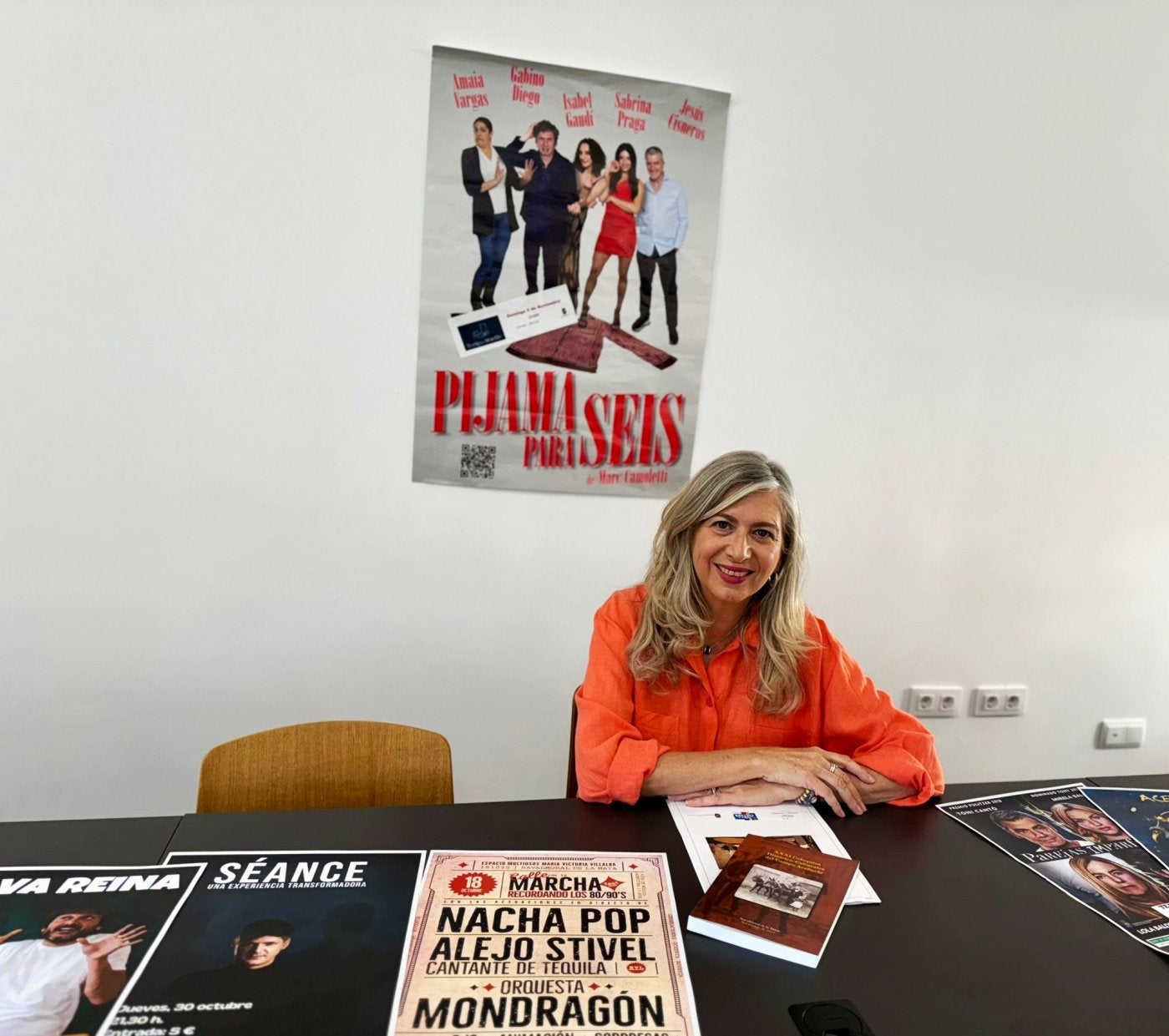 Cristina Marcos, edil de Cultura, en la presentación del programa.