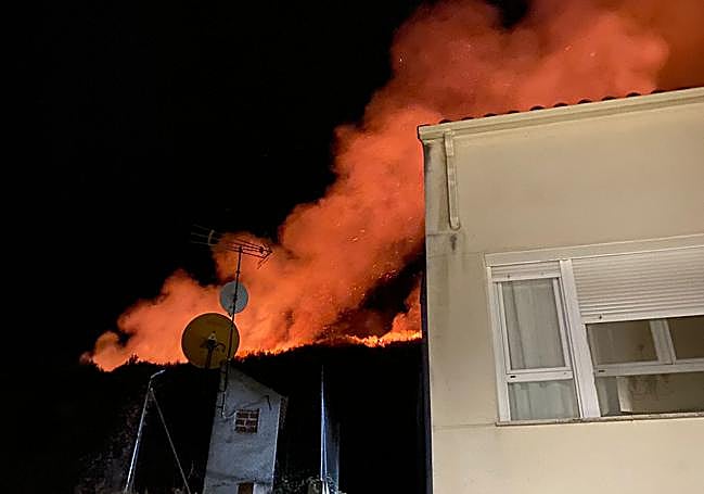 Incendio en Navalmoral de la Mata.