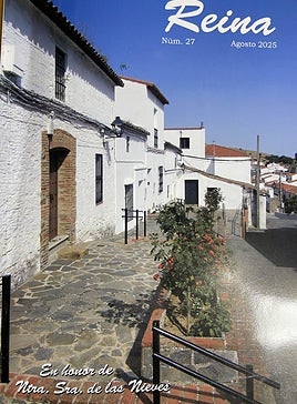Calle Real de Reina en la portada de la revista.