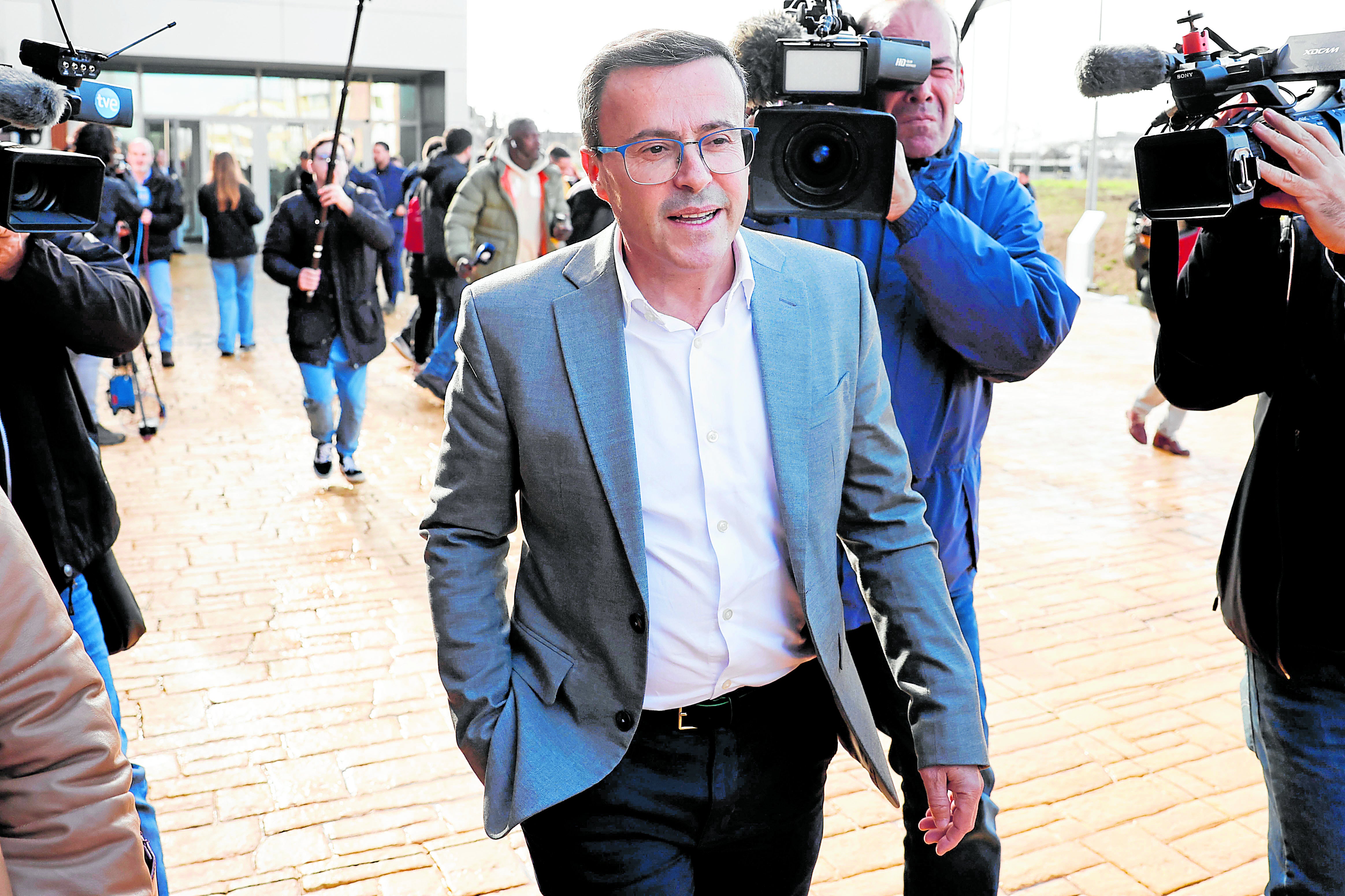 Miguel Ángel Gallardo, secretario general del PSOE de Extremadura.