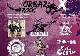 El cartel del Festival Jorgazo Rock se ha presentado este miércoles en la Diputación de Badajoz.
