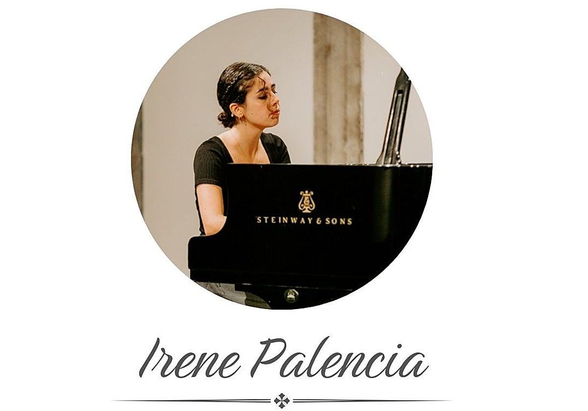 Cartel anunciador del concierto de Irene Palencia, este domingo, a las 12.30 horas.