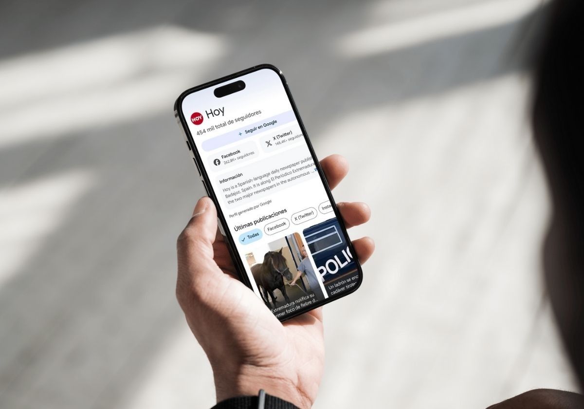 Sigue al Diario HOY en Google Discover para no perderte la actualidad de Extremadura