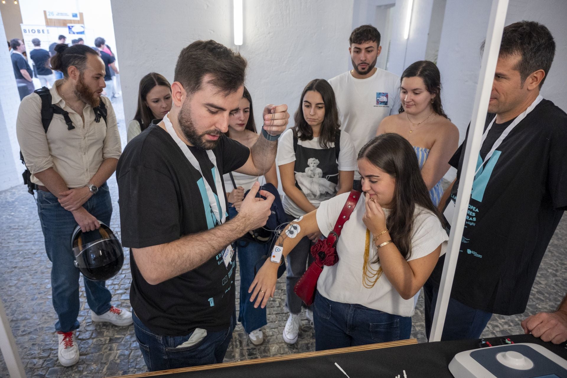 Las mejores imágenes de la Noche de los Investigadores de Badajoz