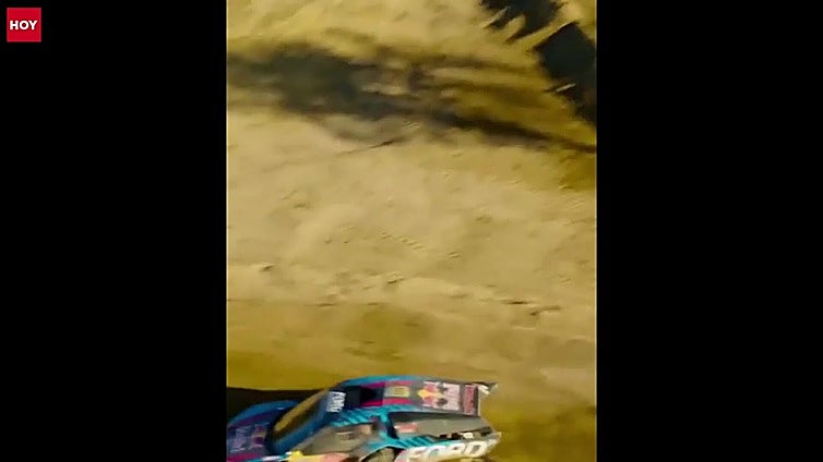 Carlos Sainz, en el Rally Portugal-Extremadura 2025