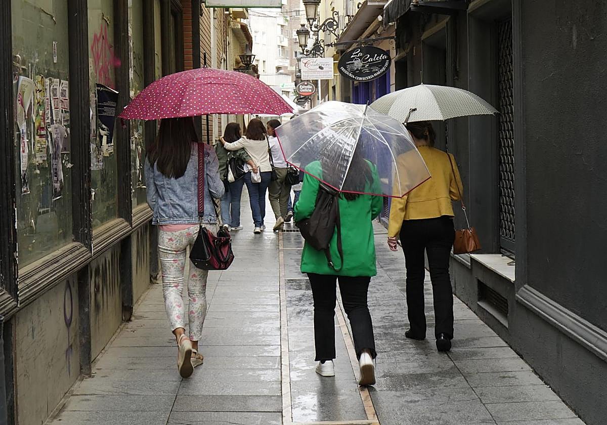 La borrasca deja más de 60 litros en Extremadura este domingo