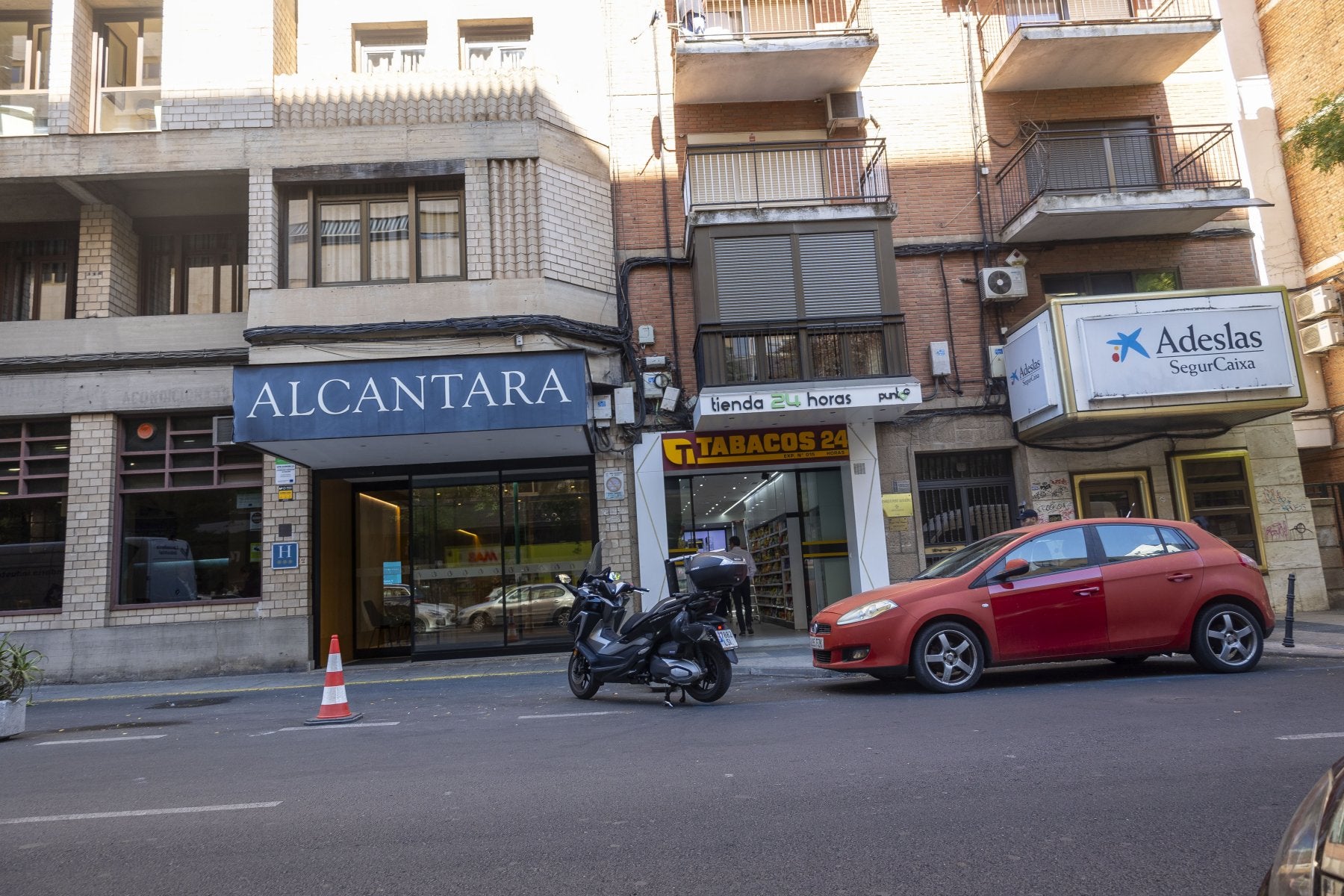 Lugar de Cáceres donde murió un joven la pasada semana.
