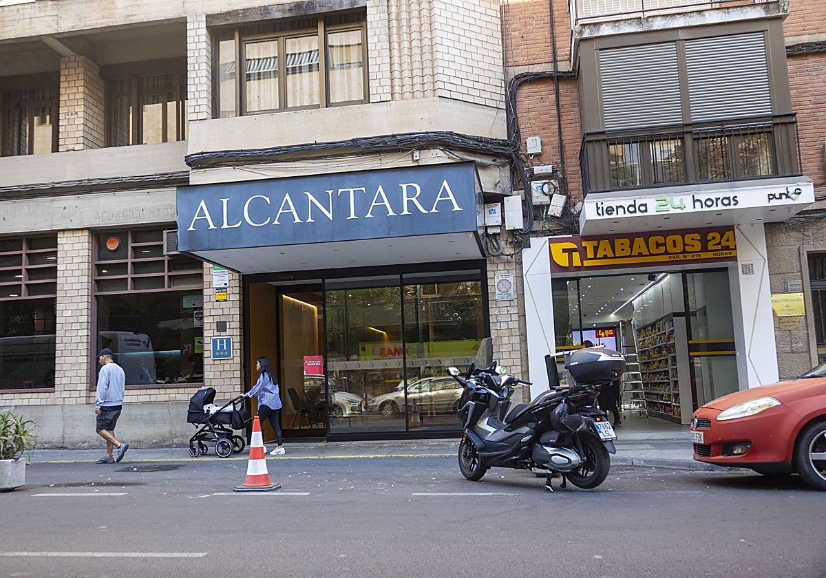 Lugar en el que tuvieron lugar los hechos el pasado domingo 21 de septiembre en Cáceres.