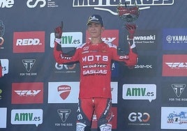 Samuel Tapia subió a lo más alto del podio en Alhama.