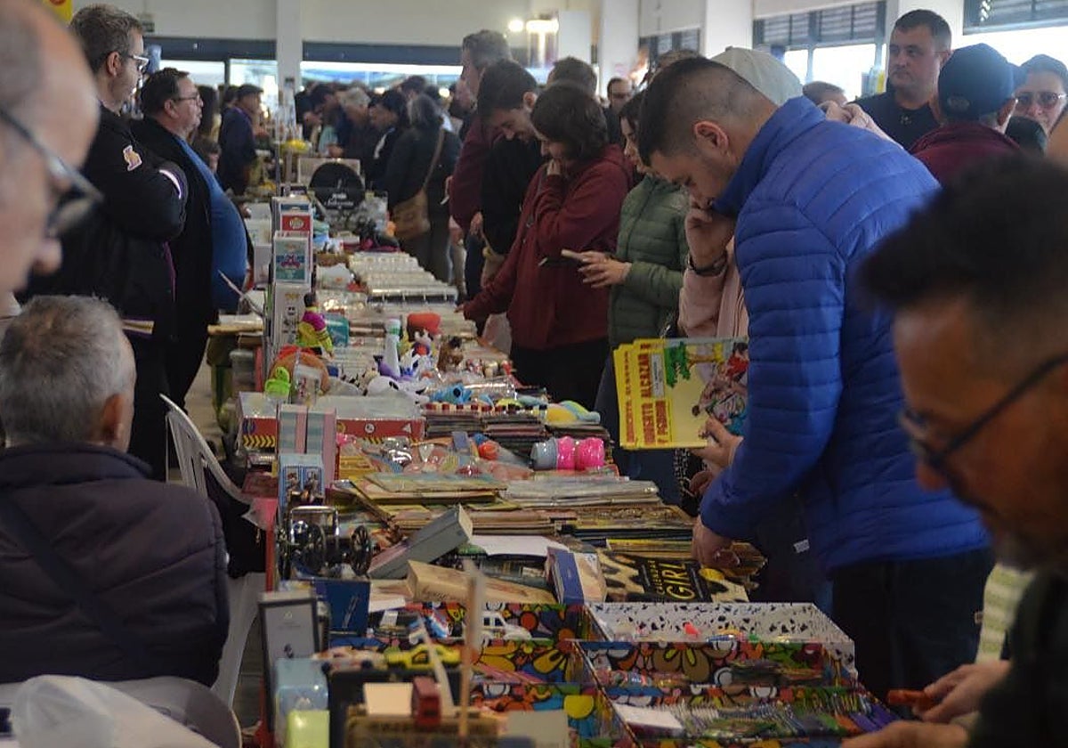 Coleccionistas en busca de algún objeto de interés.
