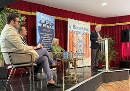 Presentación del programa de la Bienal este sábado en el Gran Teatro de Cáceres.