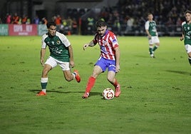 Duelo que enfrentó al Cacereño y al Atlético en la pasada edición de la Copa del Rey.