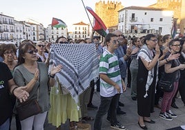 Manifestación del pasado 2 de octubre en la Plaza Mayor.