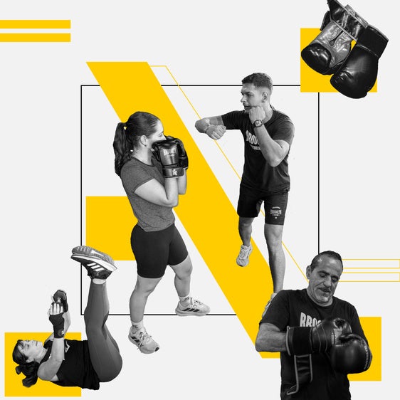 El fitboxing conquista a los pacenses con golpes al ritmo de la música