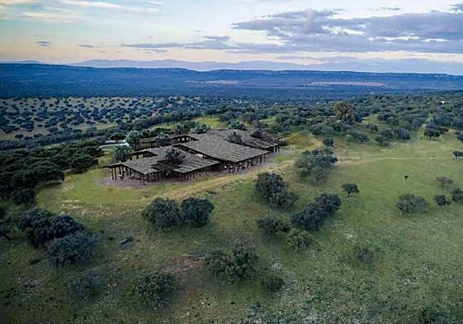 Vistas del proyecto, en plena dehesa extremeña.