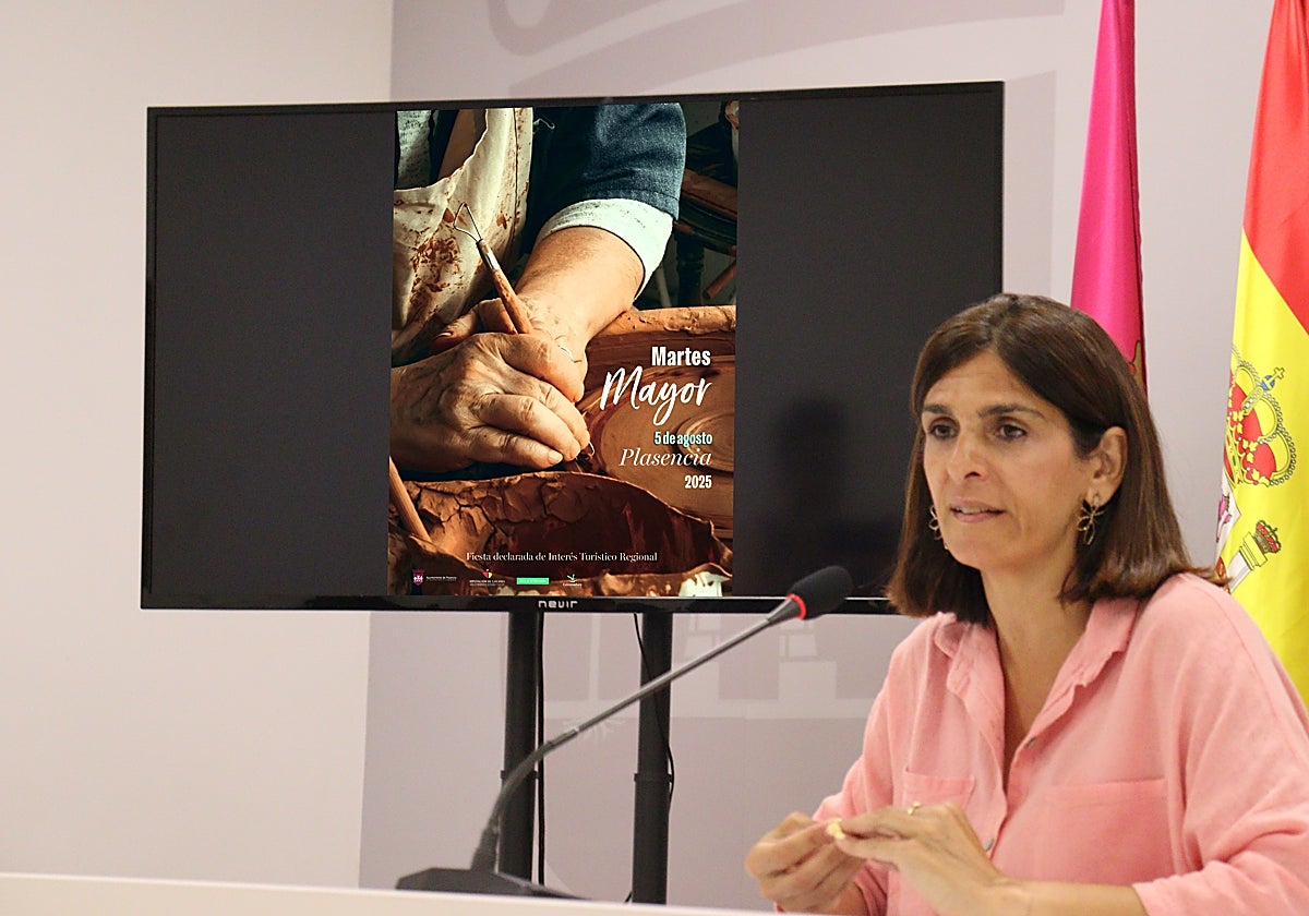 La concejala de Comercio y Turismo de Plasencia, Belinda Martín.