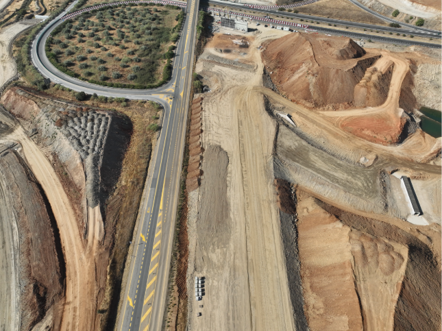 Estado obras en duplicación N-523 y enlace con A-66; del kilómetro 0,500 al 1,500