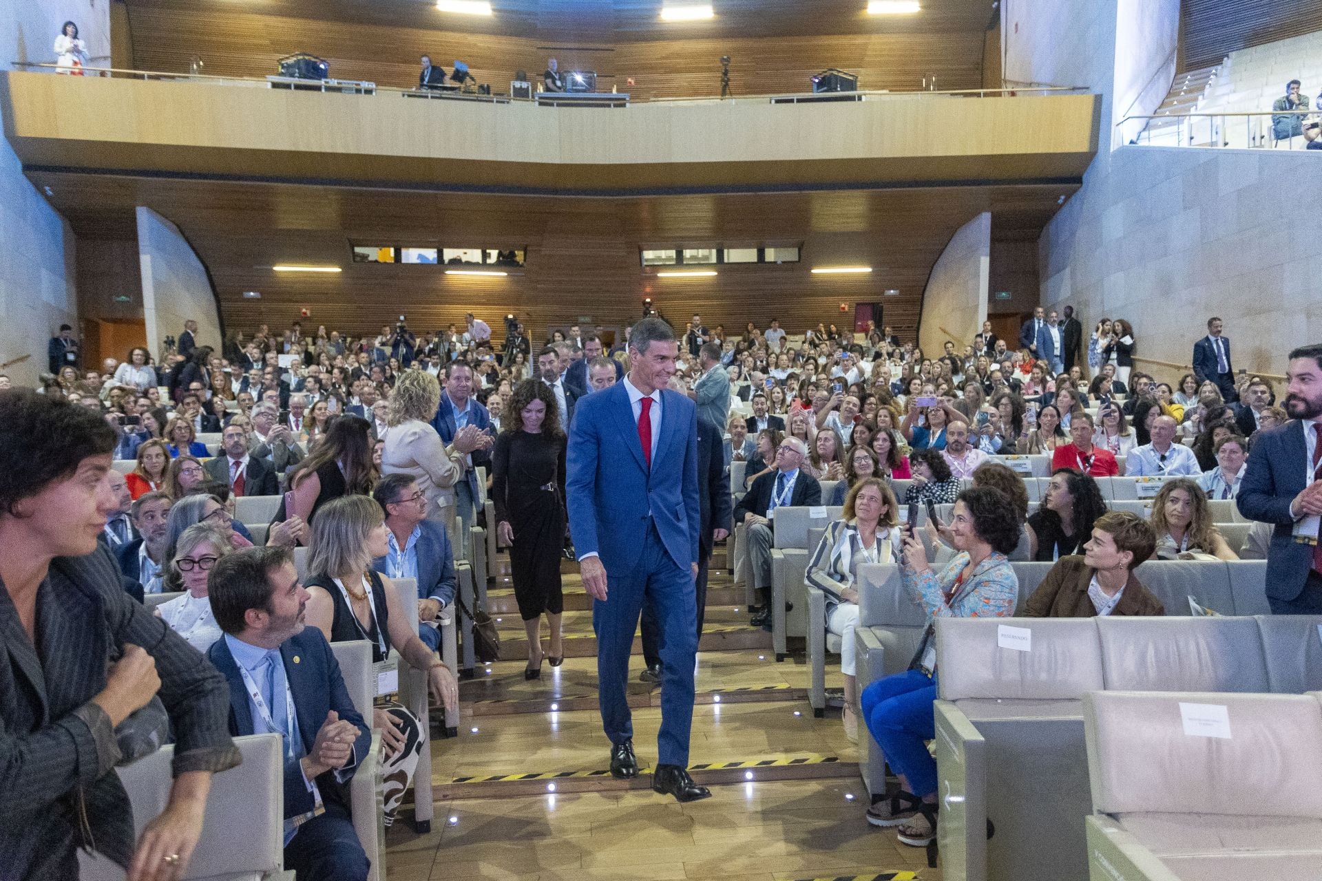 Fotos | La intervención de Pedro Sánchez en Turespaña, en imágenes